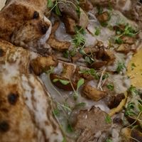 Truffle pizza at Purezza in Brighton