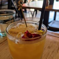 Ginger cocktail at Purezza in Brighton