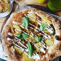 Potato mushroom at Purezza in Brighton