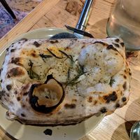 Sourdough garlic bread at Purezza in Brighton