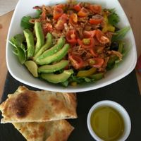 BBQ Jackfruit Salad at Purezza in Brighton