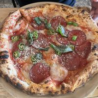 Pepperoni pizza   at Purezza in Brighton
