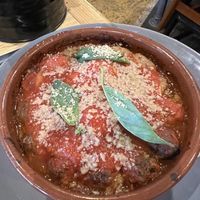 Meat balls  at Purezza in Brighton