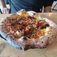 Pulled pork with sweet balsamic at Purezza in Brighton