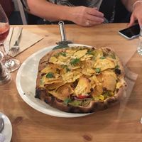 Nacho pizza at Purezza in Brighton