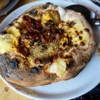 Breakfast Pizza at Purezza in Brighton