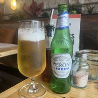 Non-alcoholic beer  at Purezza in Brighton