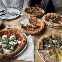 Lunch offer - three ‘small’ plates for £18 (tip they are massive and you will feel like a pig! Takeaway boxes provided for leftovers)  at Purezza in Brighton