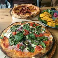 Gluten free pizza at Purezza in Brighton