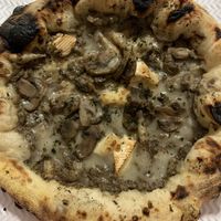 Truffle and mushroom with shamembert  at Purezza in Brighton