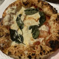 Margherita with stracciazza  at Purezza in Brighton