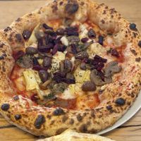 Four seasons pizza   at Purezza in Brighton