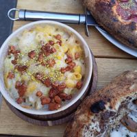 Mac n cheese at Purezza in Brighton