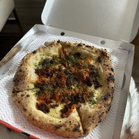 Bourbon BBQ with fable mushrooms  at Purezza in Brighton