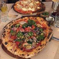 the pesto manifesto and the 4 cheese!   at Purezza in Brighton