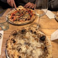Truffle pizza slaps like woww  at Purezza in Brighton
