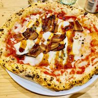 Four cheese pizza   at Purezza in Brighton