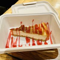 Baked cheesecake   at Purezza in Brighton