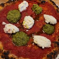 pesto - didnt look so good but amazing at Purezza in Brighton