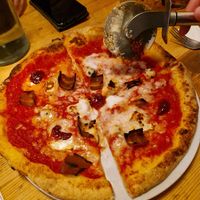 Four cheeses at Purezza in Brighton