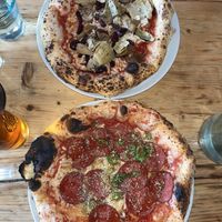 Pepperoni & agave / four seasons pizzas  at Purezza in Brighton