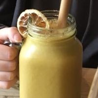 This is my smoothie  at Purezza in Brighton