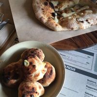 Cheesy dough balls at Purezza in Brighton