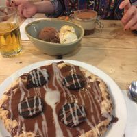 Oreo pizza, tirimasu, and ice cream :D at Purezza in Brighton