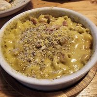 Pistachio mac n cheeze at Purezza in Brighton