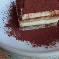 Tiramisu - good flavour, disappointing texture at Purezza in Brighton