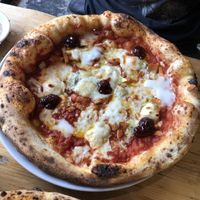 Completely vegan Four Cheese pizza   at Purezza in Brighton