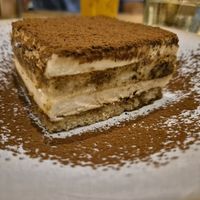 Delicious vegan tiramasu at Purezza in Brighton