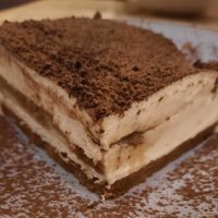 Best tiramisu ever, scrumptious! Such a big piece as well. at Purezza in Brighton