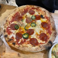 Pepperoni & Agave Pizzaa  at Purezza in Brighton