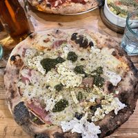 Pistachio Pizzaa  at Purezza in Brighton