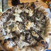 Black truffle pizza   at Purezza in Brighton