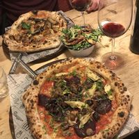 Delicious pizzas at Purezza in Brighton