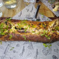 Cheesesteak Calzone - Yum! at Purezza in Brighton