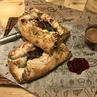 Christmas Calzone (winter special) at Purezza in Brighton