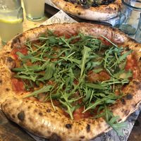 Margarita with extra rocket #yum at Purezza in Brighton