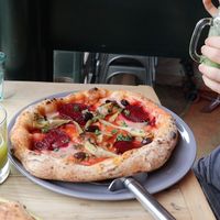 Season pizza at Purezza in Brighton