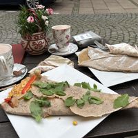 Crêpes   at Cafe Baumgarten in Fuessen