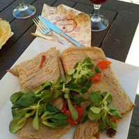 Rollo at Cafe Baumgarten in Fuessen