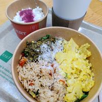 Coconut Dahl + rice pudding (all vegan) at ORY - EXKi in Orly