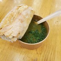 Spinach Leek Soup for 5,25€ at CDG- EXKi - T2E in Roissy-en-france