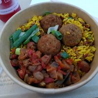 Casablanca (vegan hot dish) at CDG - EXKi - T2F in Roissy-en-france