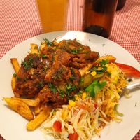 Soy steaks at Pomylone Gary in Lublin