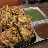 Vegetable pakora  at Woodlands in Nashville