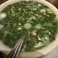 Lemon coriander soup  at Woodlands in Nashville