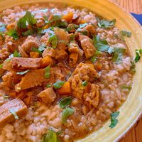 Guiso de seitán   at Veggic in Plovdiv